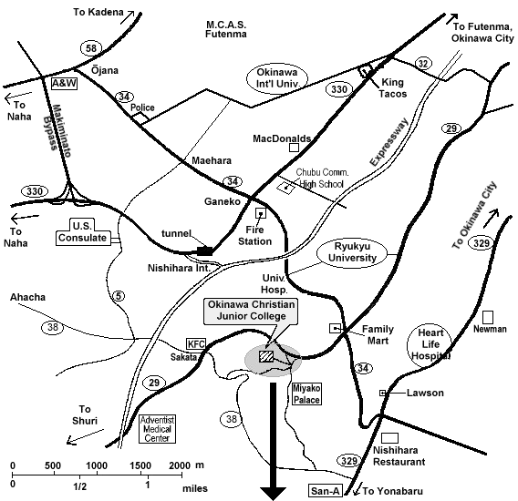 map to OCJC